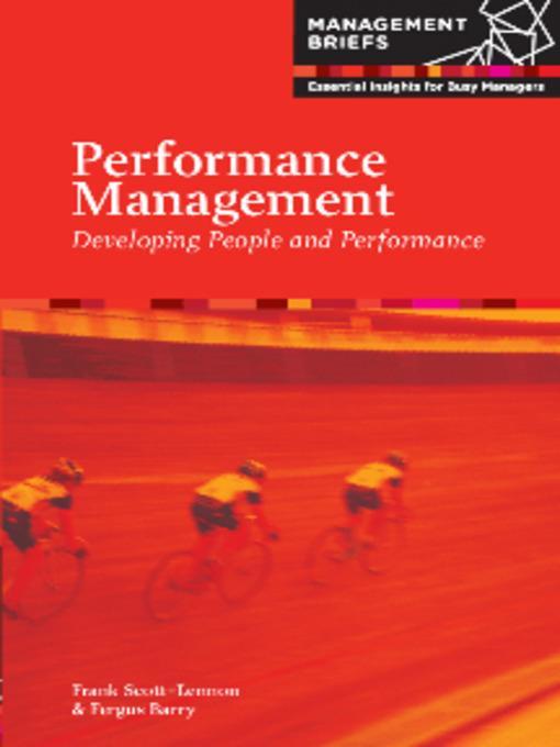 Title details for Performance Management by Frank Scott-Lennon - Available